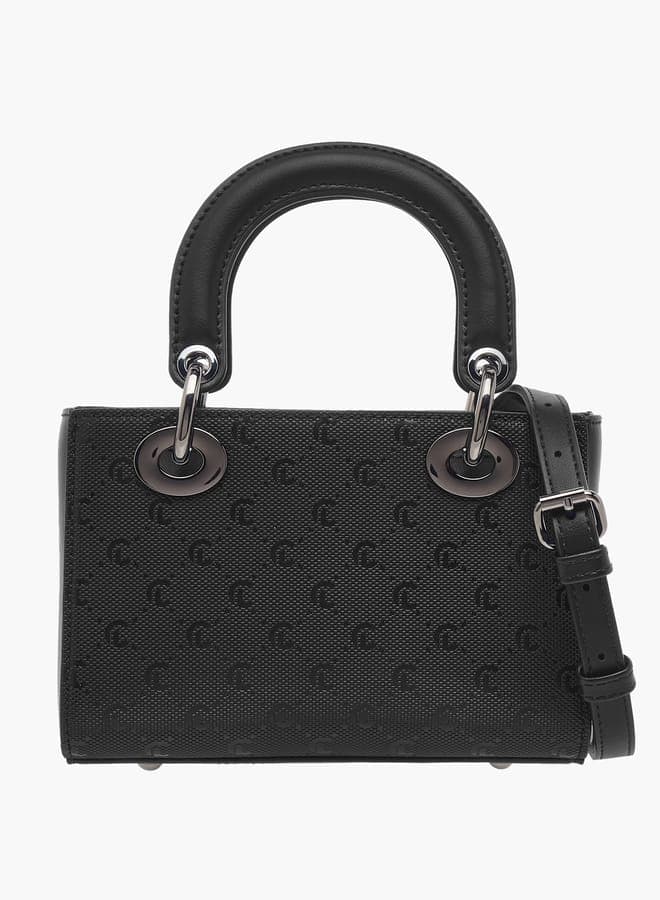 Le Confort Luxe Monogram Embossed Tote for Women - Zip Closure - Image 1