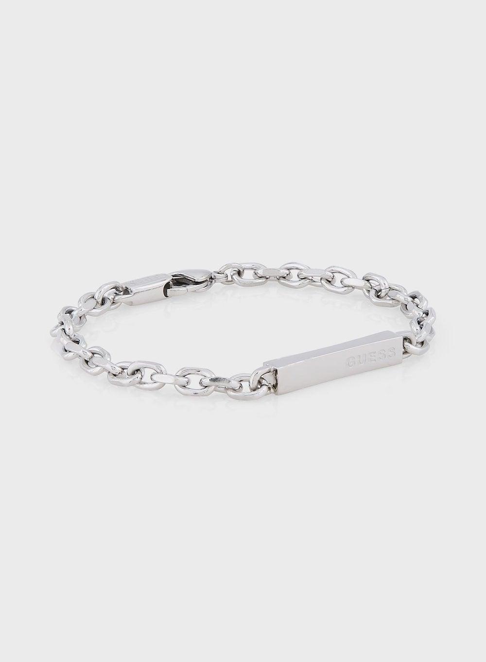 GUESS Men’s Stainless Steel Statement Bracelet - Image 1