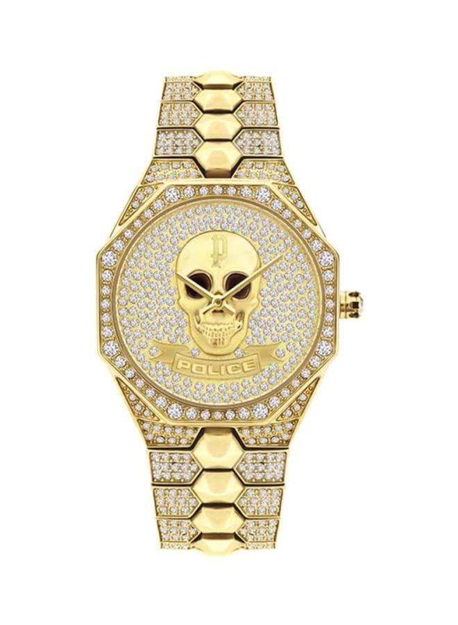POLICE 35 mm Gold Octagon Women's Watch – Timeless Elegance - Image 1