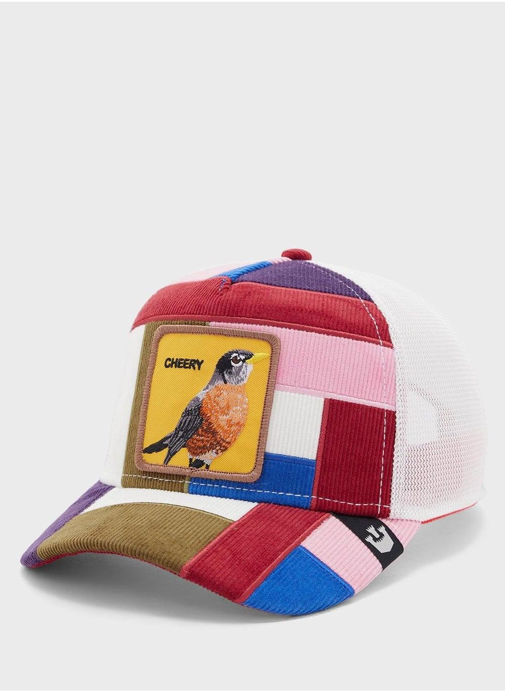 Goorin Bros. Cheery Curved Peak Trucker Cap - Image 1