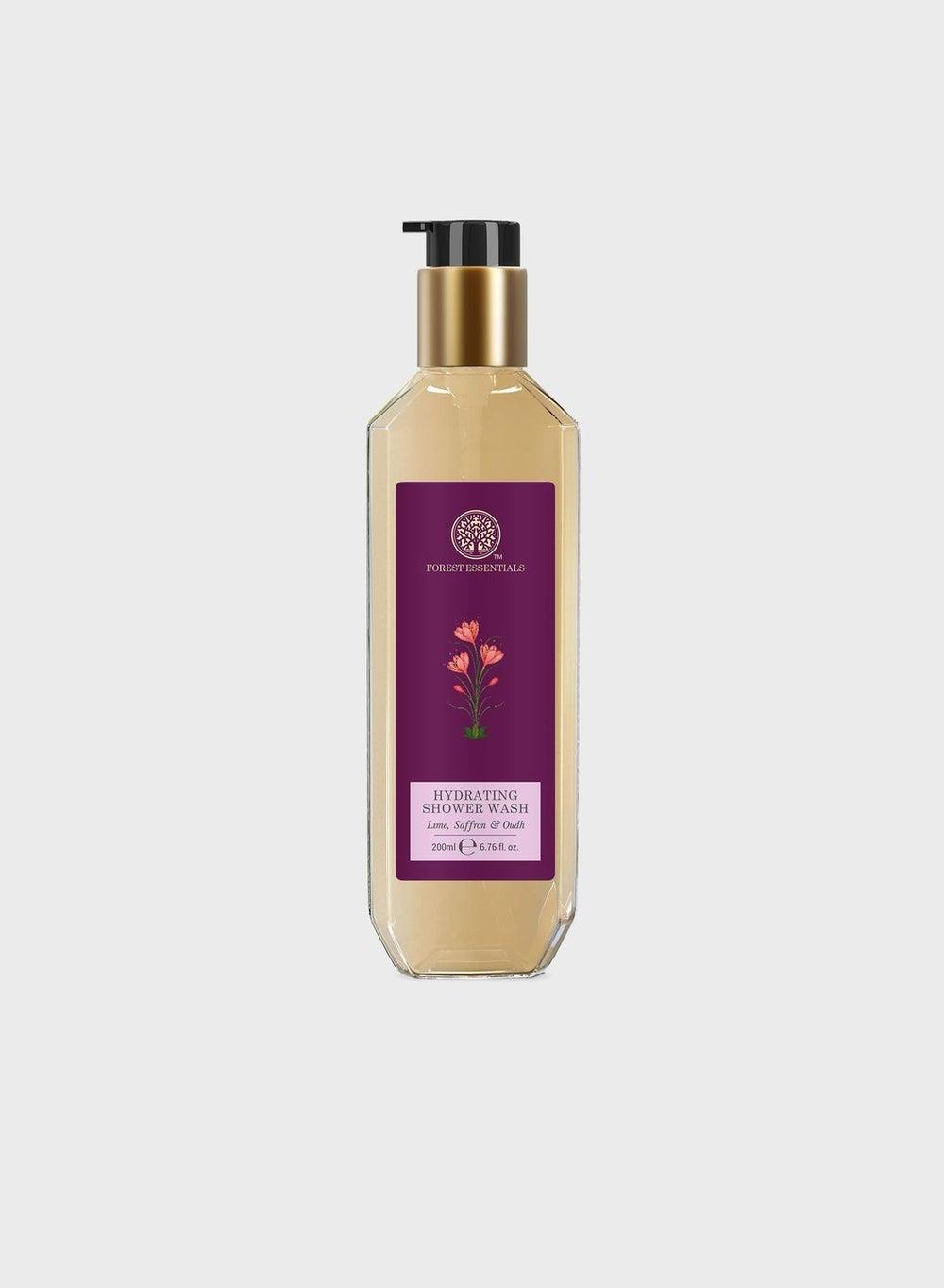 Lime, Saffron & Oudh Hydrating Shower Wash - 200ml Elegance - Image 1