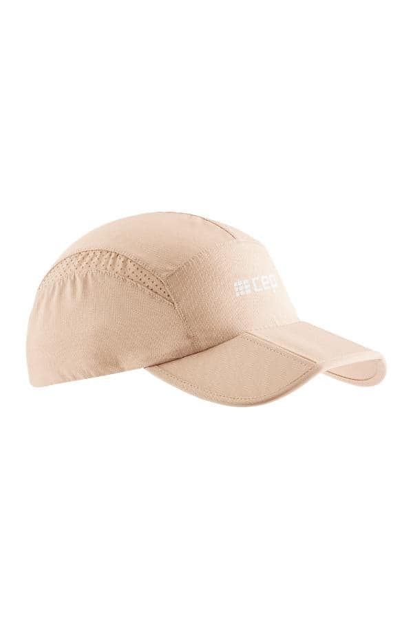 CEP Unisex Cream Running Cap - UV Protection, Adjustable Fit - Image 1
