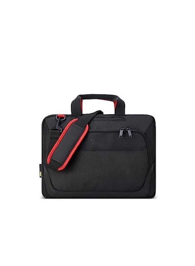 DELSEY Paris Parvis Plus - Sleek Black Laptop Protection Satchel - Image 1