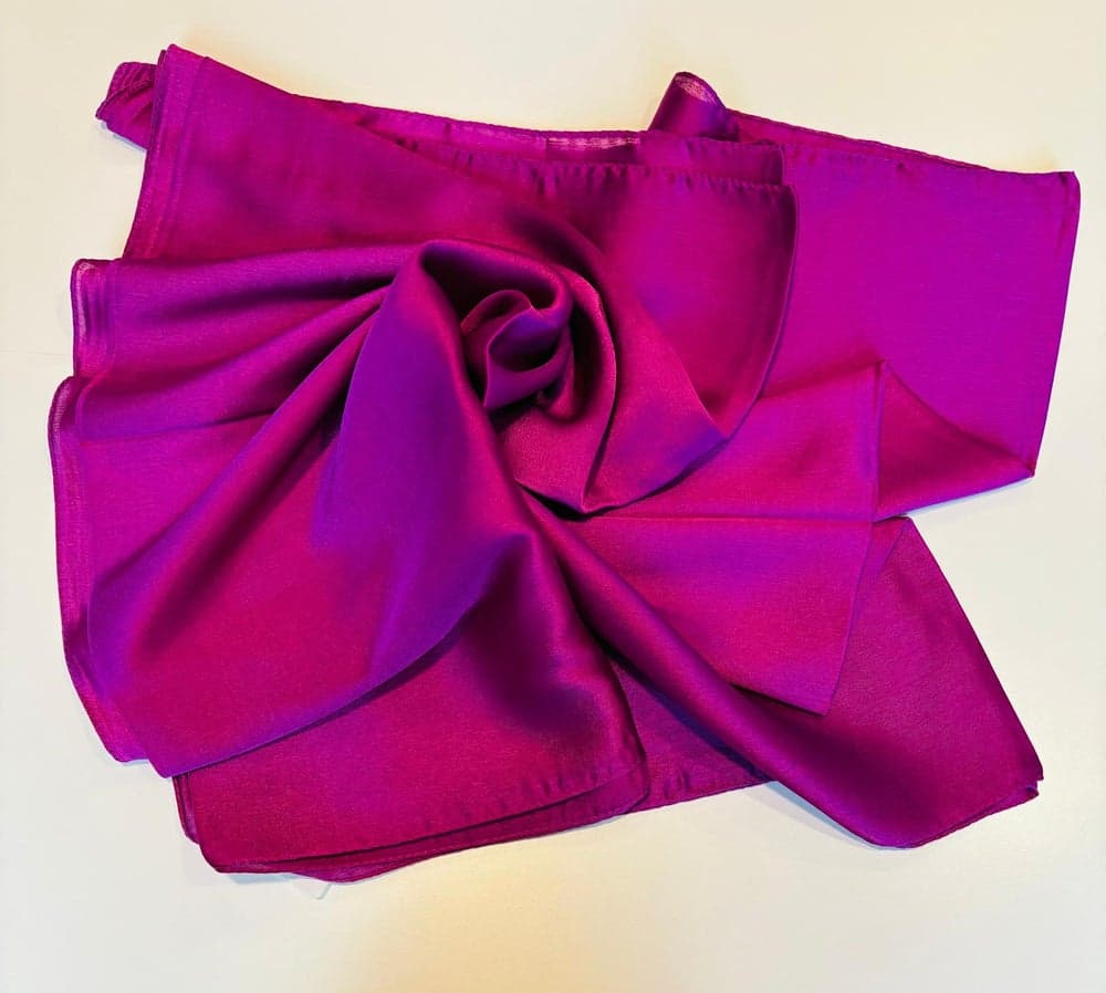 MIZALLE Elegance Satin Shawl - Luxe Texture for Sophisticated Style - Image 1