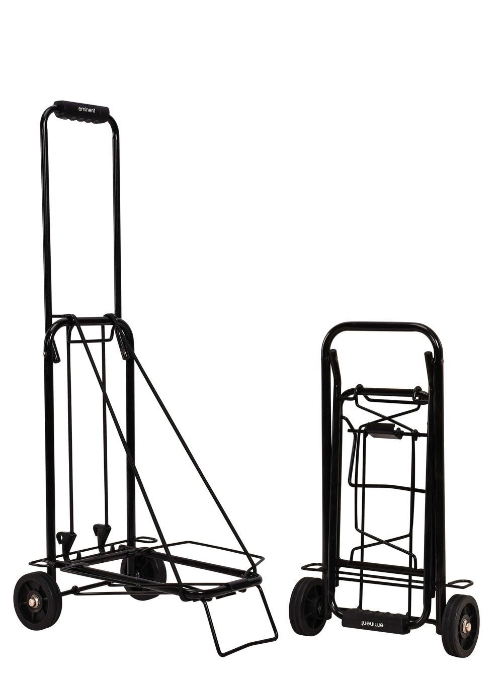 Eminent 501HT Black: Lightweight & Foldable Luggage Dolly - Image 1