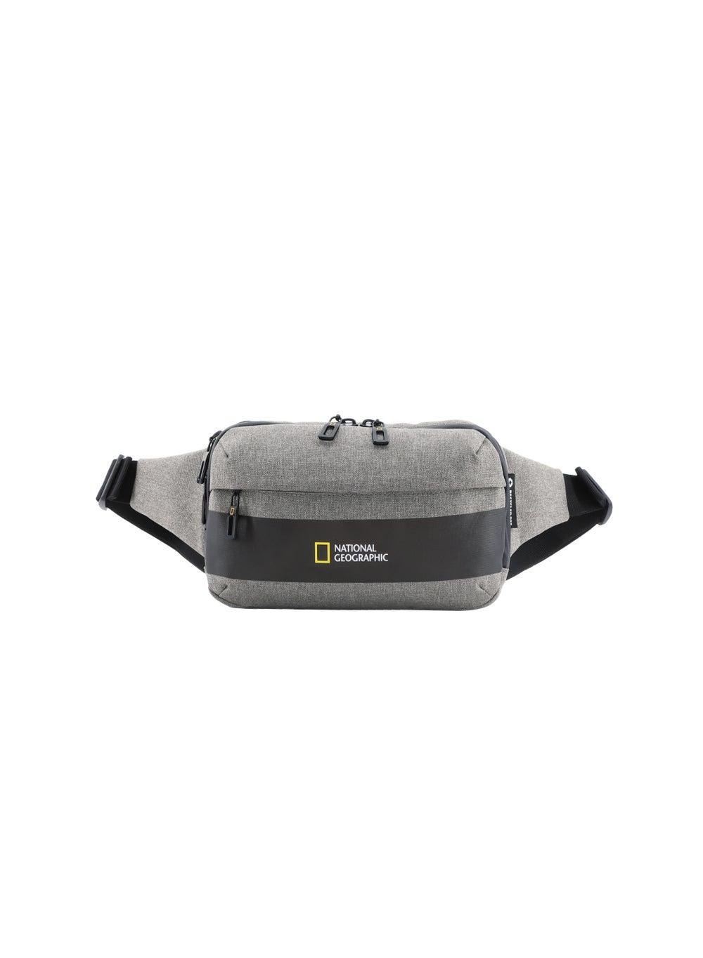NATIONAL GEOGRAPHIC Shadow RPET Grey Waist Bag: Versatile & Eco-Friendly - Image 1