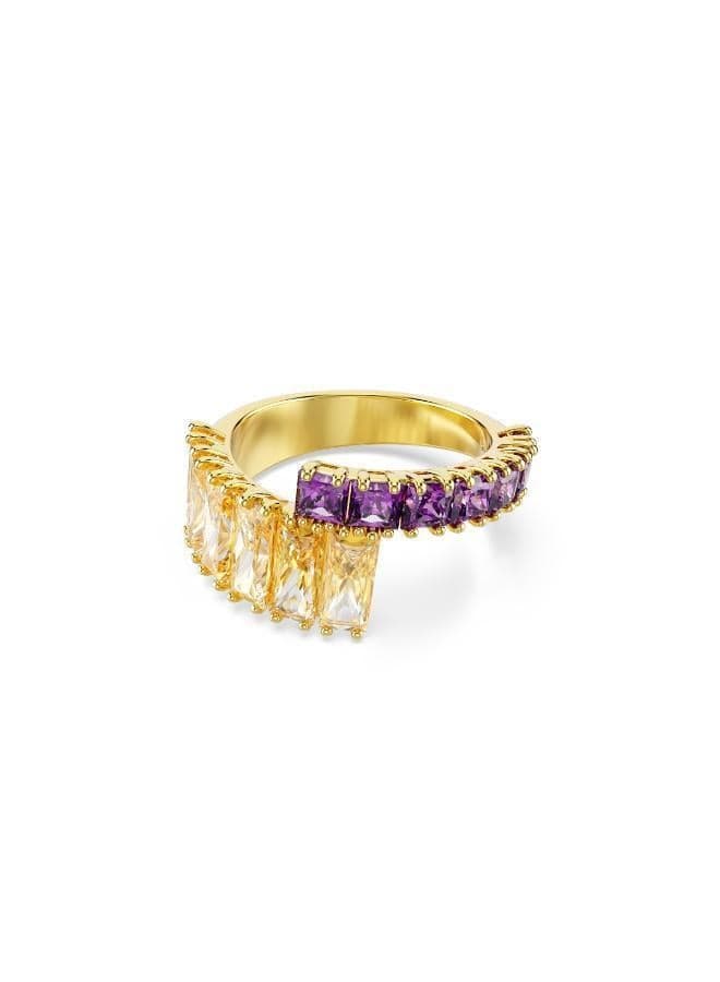 SWAROVSKI Matrix Ring - Gold-Tone Elegance for Women - Image 1