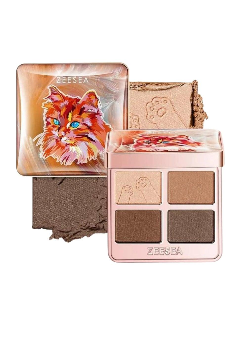 ZEESEA Tipsy Kitty 06 Ordinary Love Eyeshadow Quad - Image 1