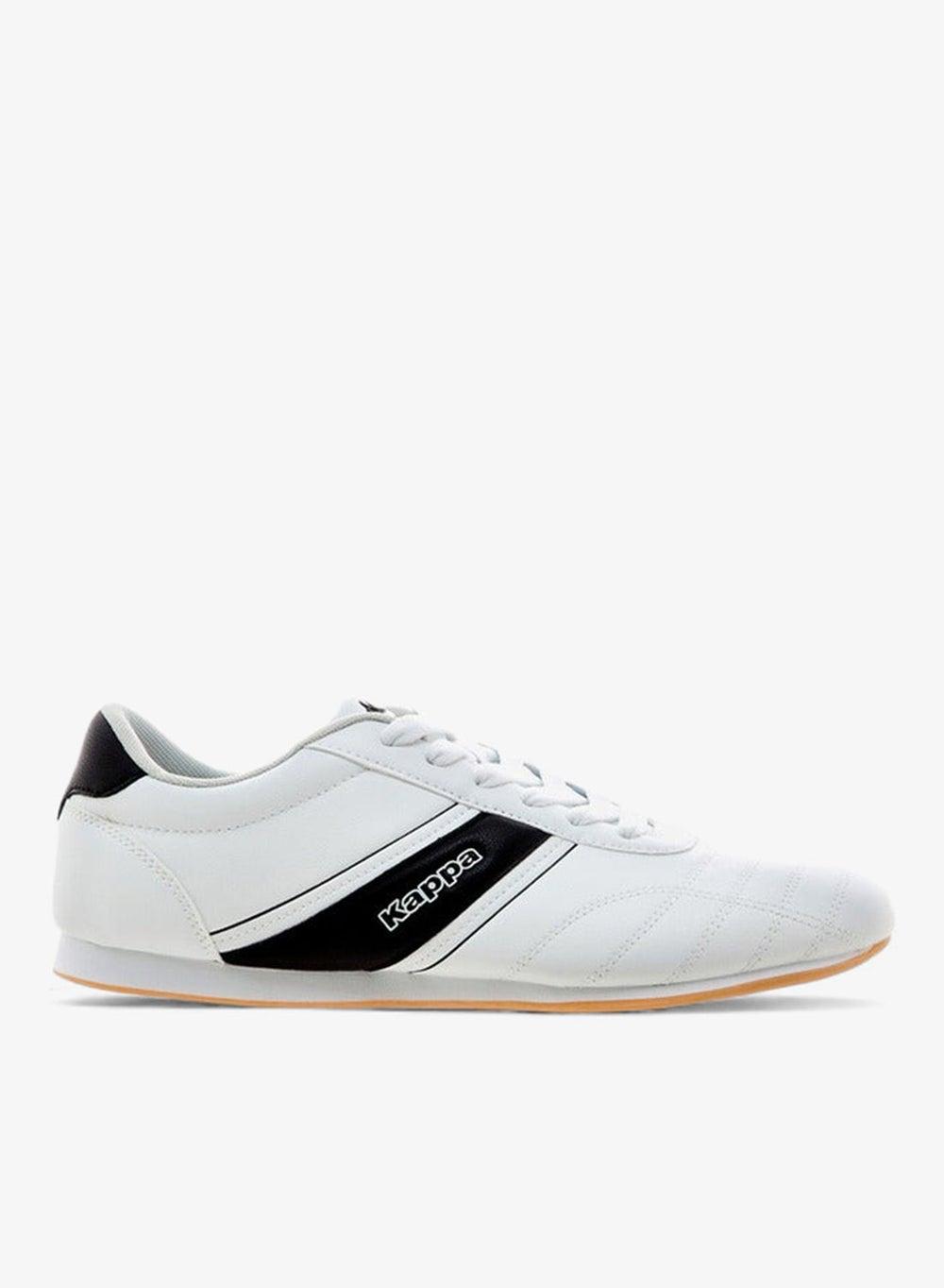 Aw25M101 Men's Panelled White Low-Top Sneakers - Image 1