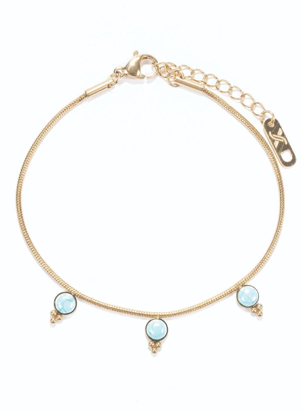 AMICA Aqua Tear Drop Bracelet - Elegance on Your Wrist - Image 1