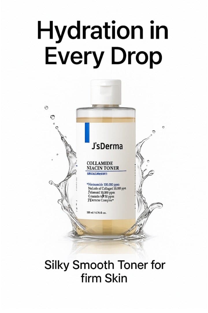 Colamide Niacin Toner 200ml: Luminous Skin Revitalizer - Image 1