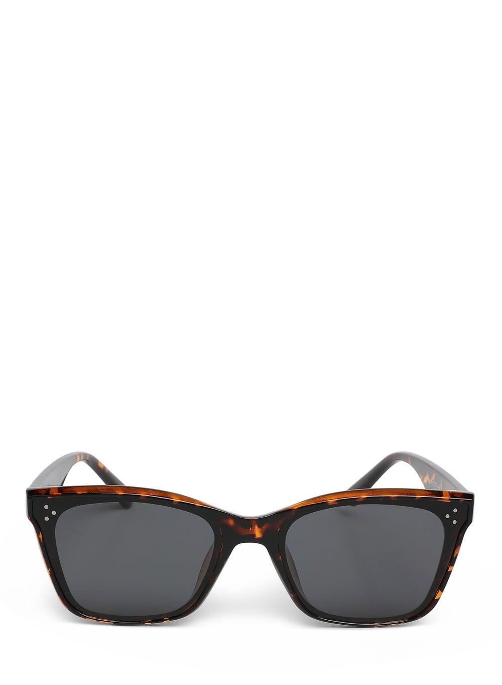 London Rag Leopard Print Wayfarer Sunglasses for Women - Image 1