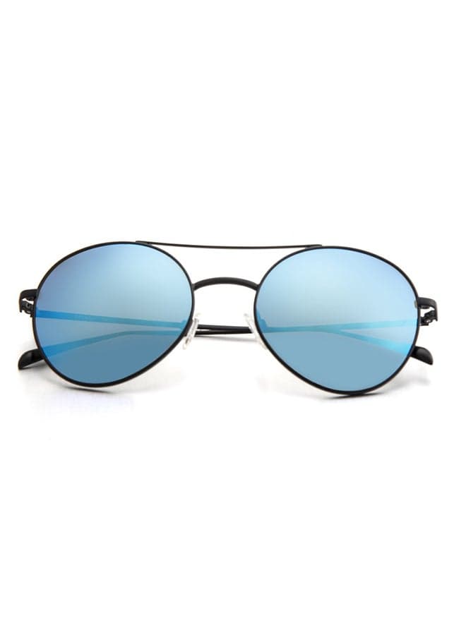 TITAN Black Elegance: Round Sunglasses for Women - Image 1
