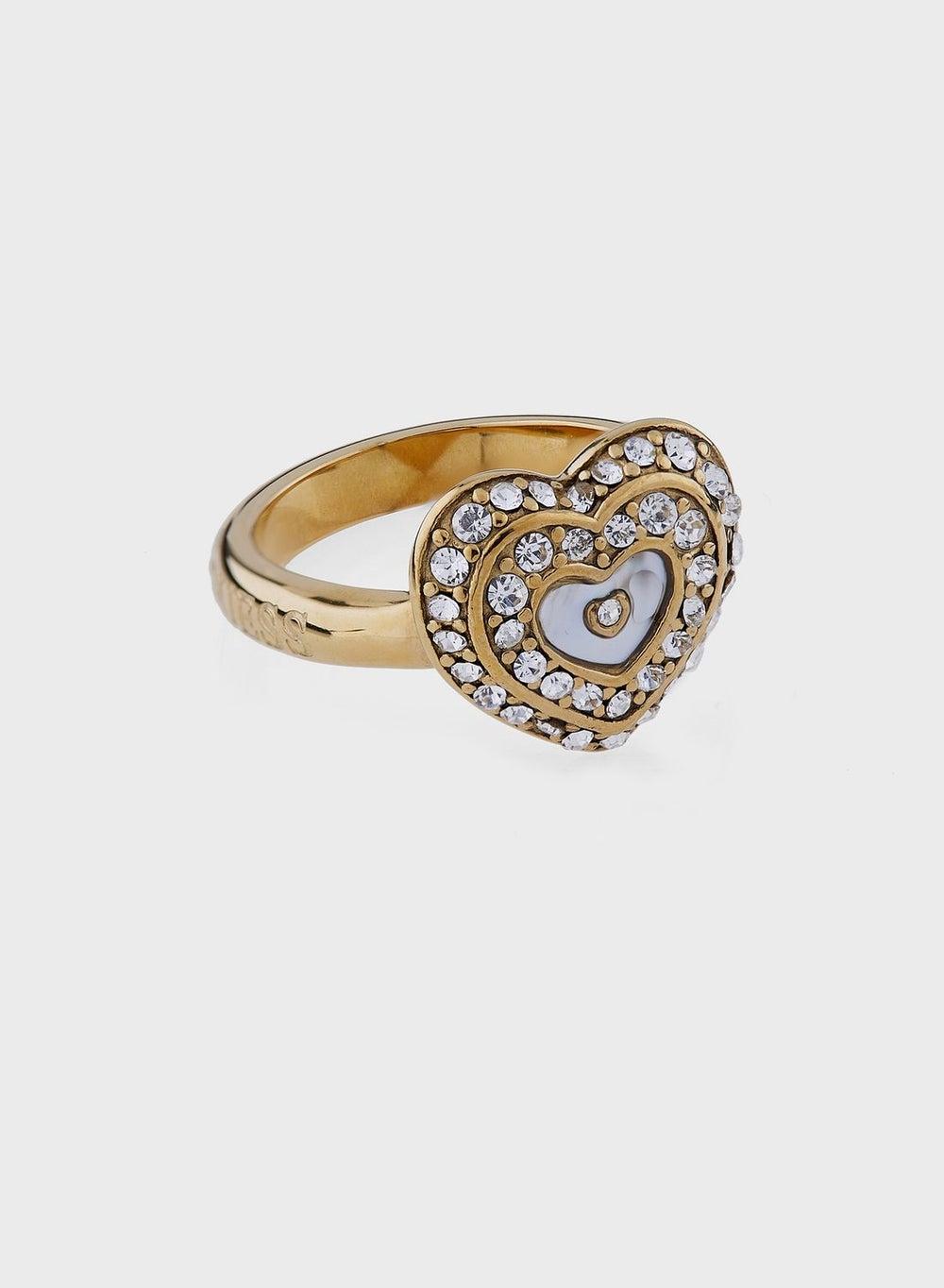 GUESS Heart Solitaire Elegance Ring for Women - Image 1