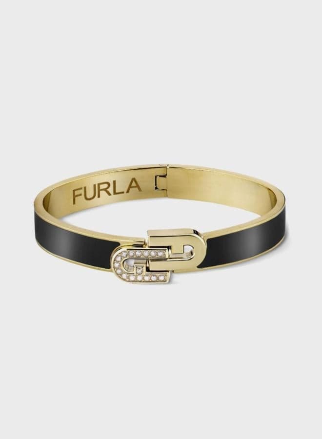 Furla Arch Elegant Women's Bangle: Subtle Sparkle - Image 1