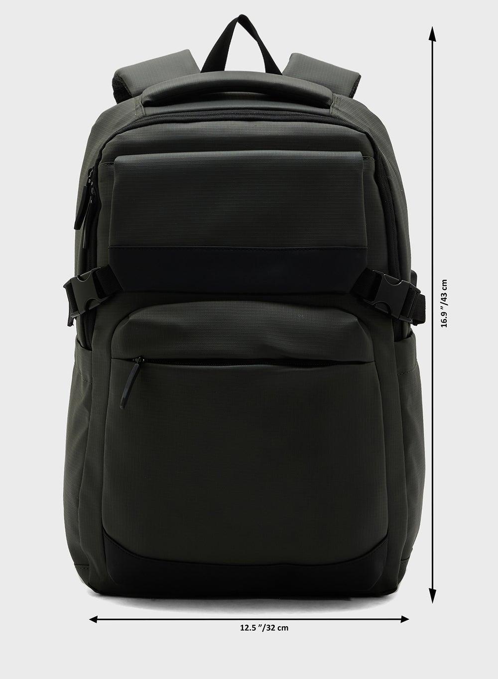 Robert Wood Men's Casual Backpack with Padded Back Support - Image 1