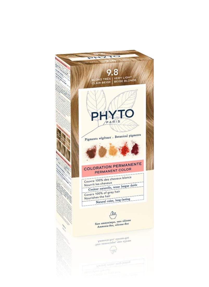 Phytocolor 9.8 Luxe Light Beige Blonde Hair Color - Image 1