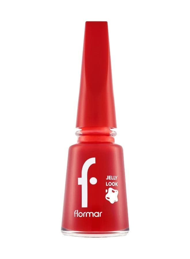 Flormar JL04 Scarlet Jelly Shine Nail Enamel - Image 1