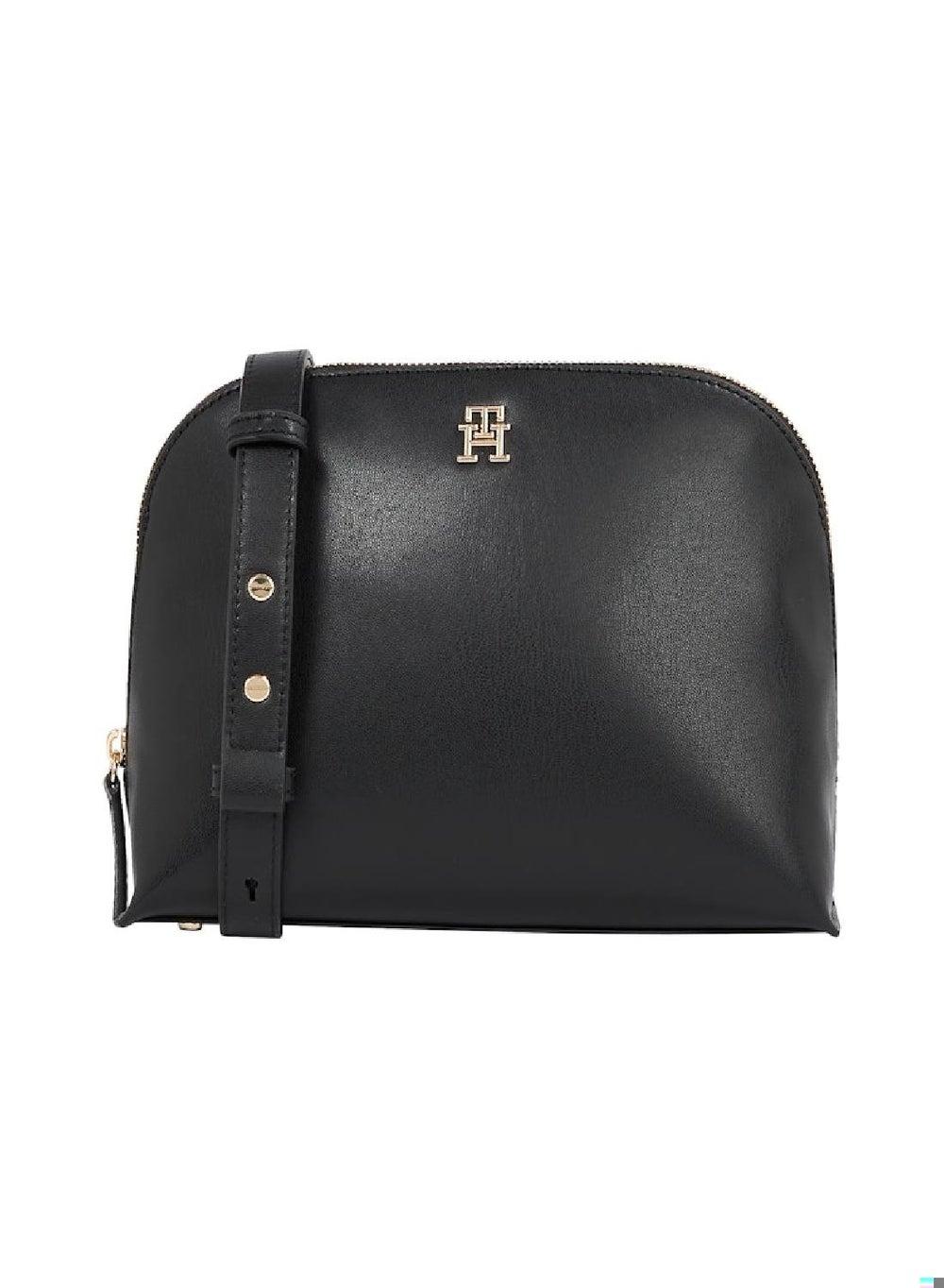 TOMMY HILFIGER Elegant Faux Leather Crossover Handbag - Image 1