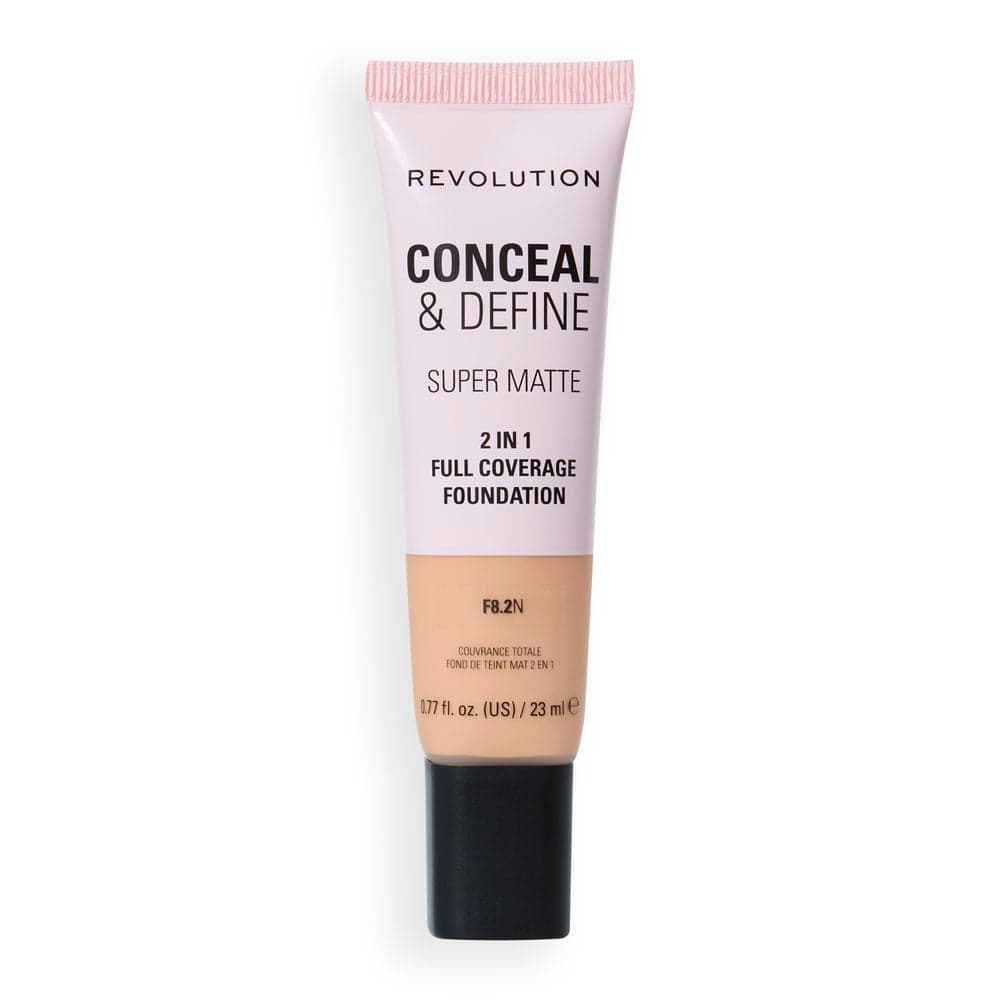 Revolution Matte Base Foundation F8.2N - Flawless Coverage - Image 1