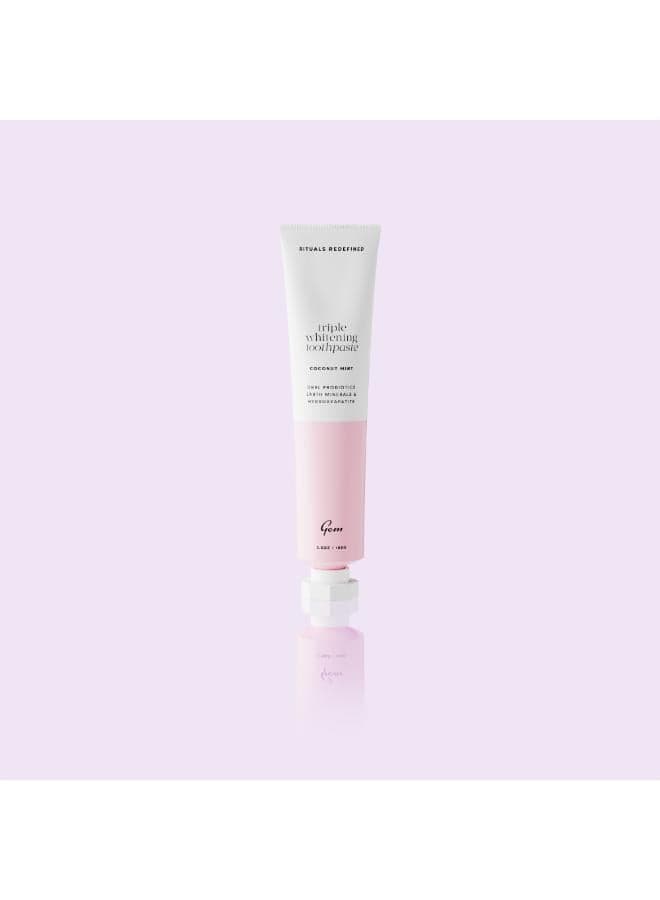 Gem Triple Whitening Coconut Mint Toothpaste 100G - Image 1
