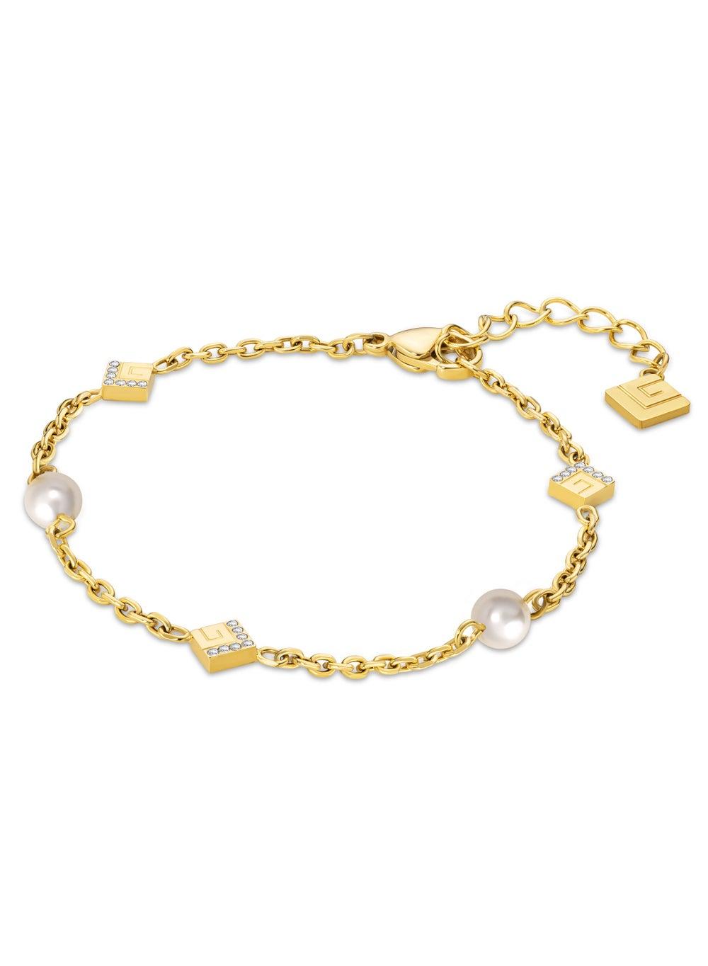 Guy Laroche Audrey Elegance Gold-Plated Pearl Bracelet - Image 1