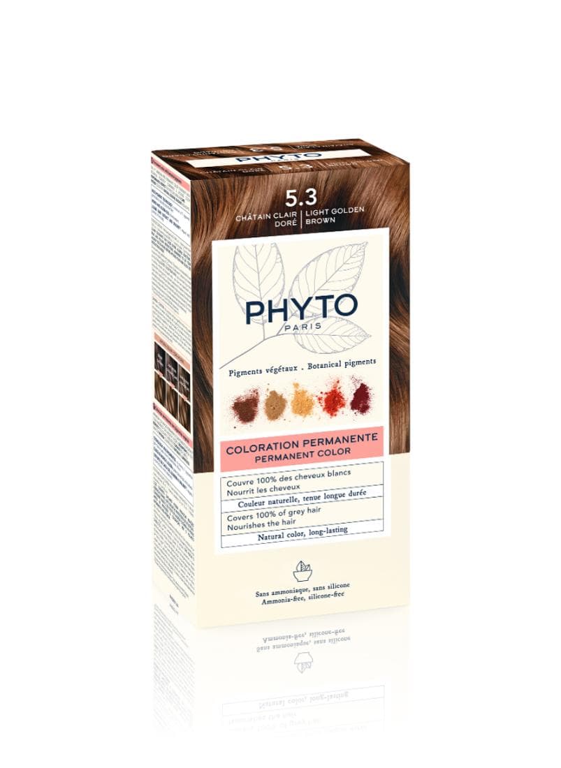 Phytocolor 5.3 Luxurious Light Golden Brown Hair Color - Image 1