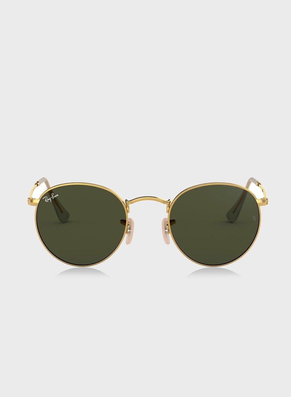 Ray-Ban 0RB3447 Iconic Round Metal Sunglasses for Men - Image 1