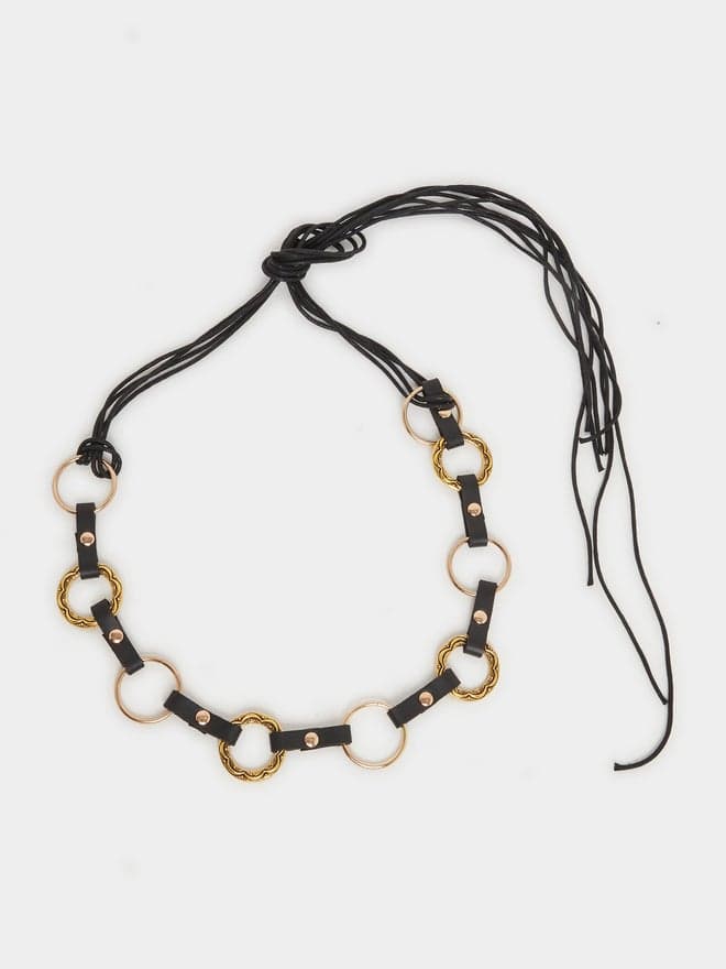 Styli Chic Metal Ring Chain Belt - Accentuate Elegantly - Image 1