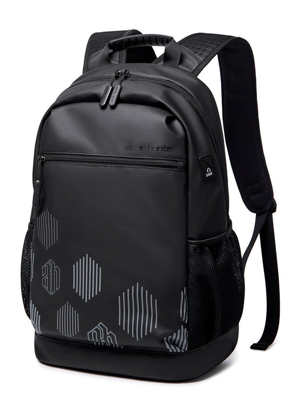 ARCTIC HUNTER B00489: Elite Black Multifunctional Laptop and Travel Backpack - Image 1