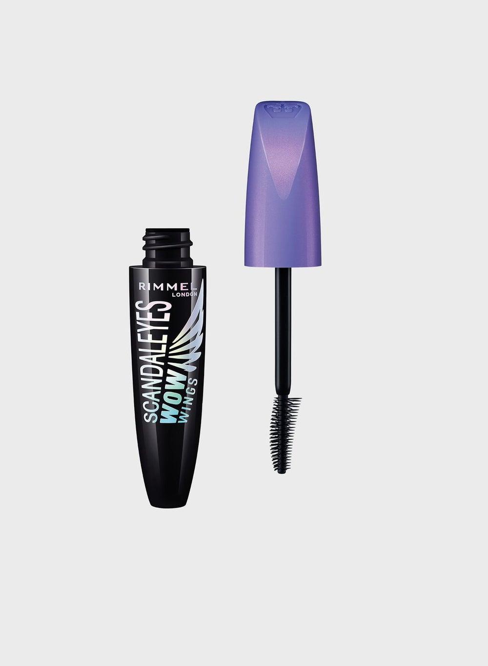 Rimmel Scandaleyes Wow Wings 003 Extreme Black Mascara, 12ml - Image 1