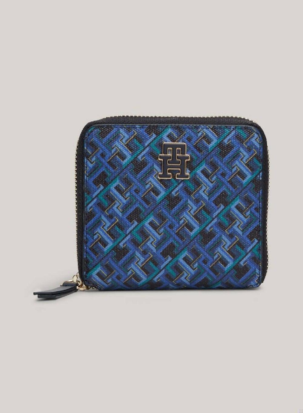 TOMMY HILFIGER Space Blue Zip-Around Wallet - Elegantly Designed - Image 1