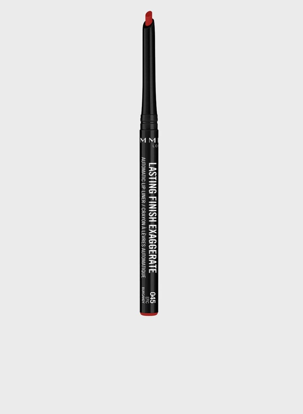 Rimmel 045 Epic Burgundy Lip Liner, 0.35g – Ultra-Lasting Precision - Image 1