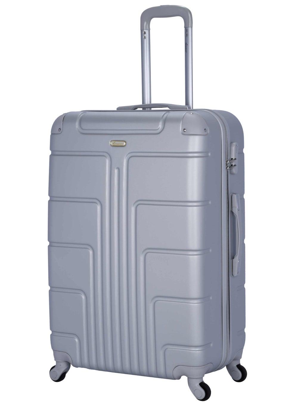 SENATOR A1012 - Silver 32" Premium ABS Lightweight Large Suitcase - Image 1