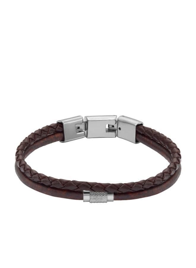 FOSSIL Jf04702040: Elegant Multi-Strand Leather Bracelet - Image 1