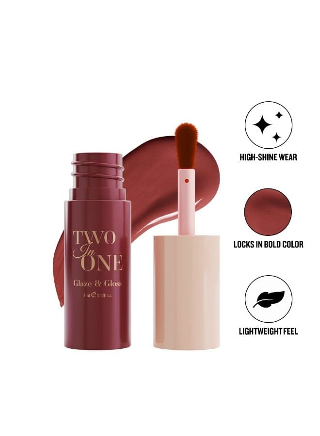 Character CTO406 Two-in-One Glaze & Gloss Lipshine - Image 1