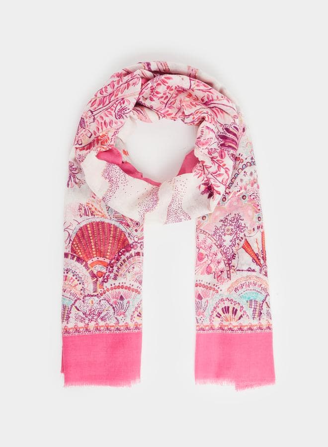 Styli Elegance All-Over Print Women's Fashion Scarf - Image 1