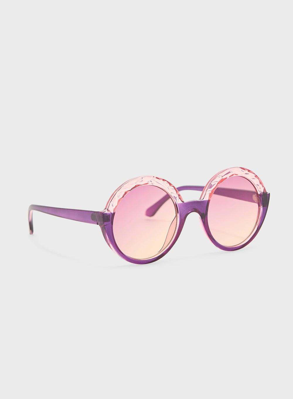 Elegant Ginger Round Sunglasses for Style-Savvy Women - Image 1
