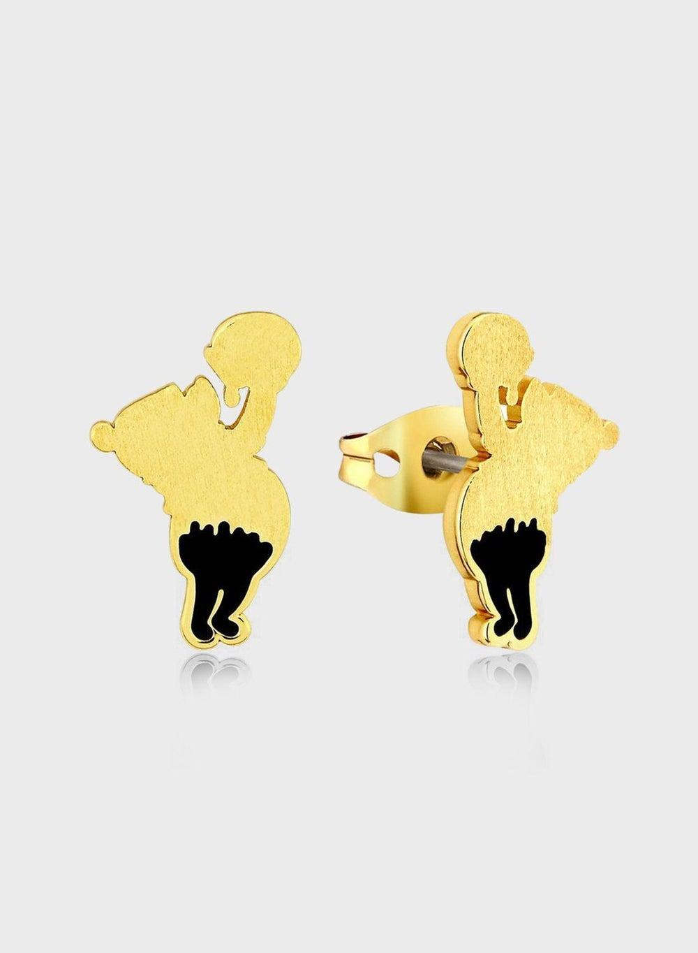 Winnie the Pooh Sterling Silver Honey Drip Studs - Image 1