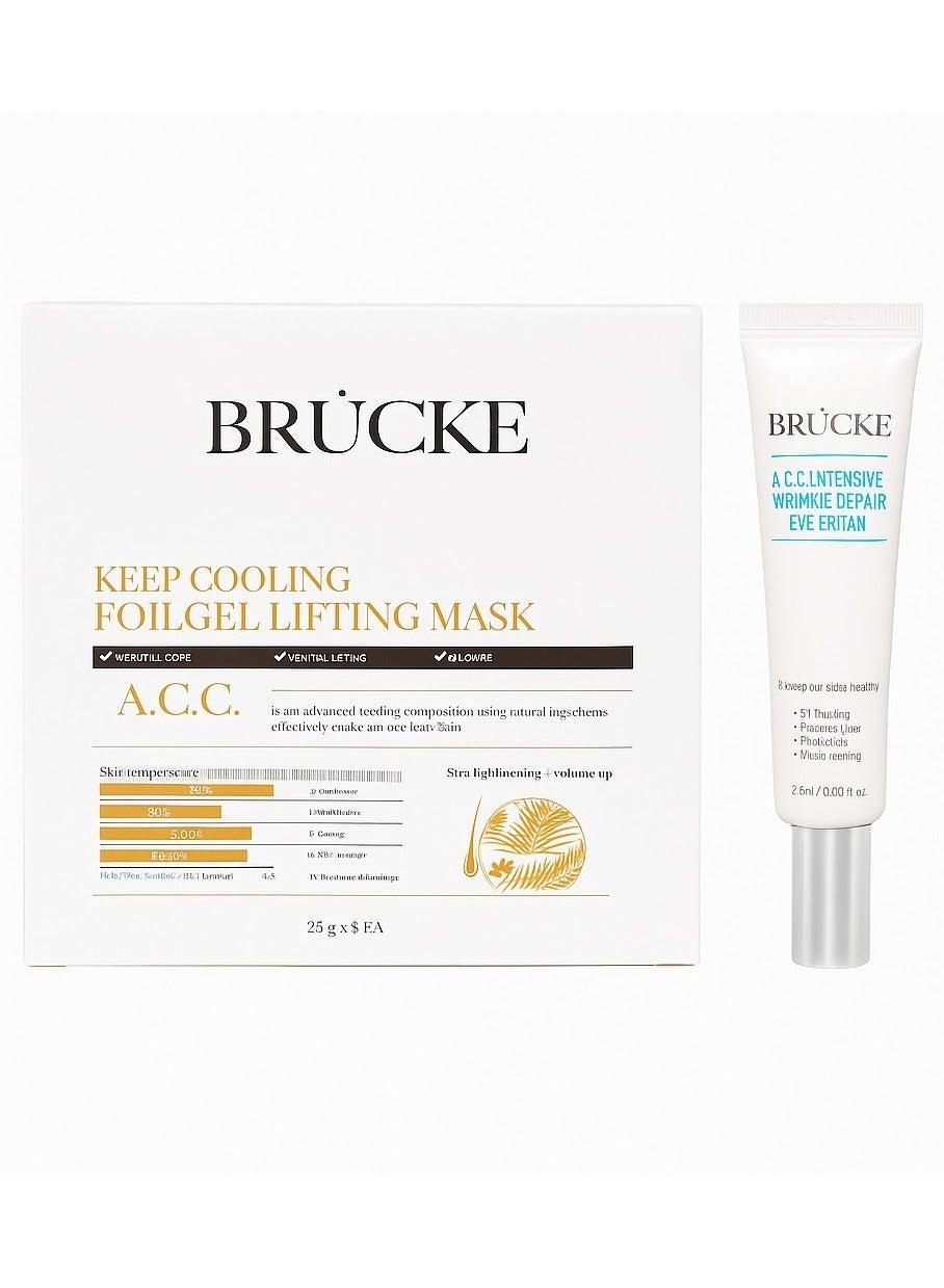 BRUCKE K-Beauty Anti-Aging Essentials - Cooling & Firming Skincare Kit - Image 1