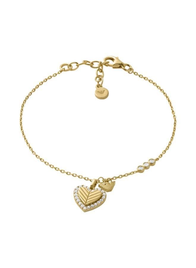 EMPORIO ARMANI Eg3623710 Elegant Heart Motif Bracelet - Image 1