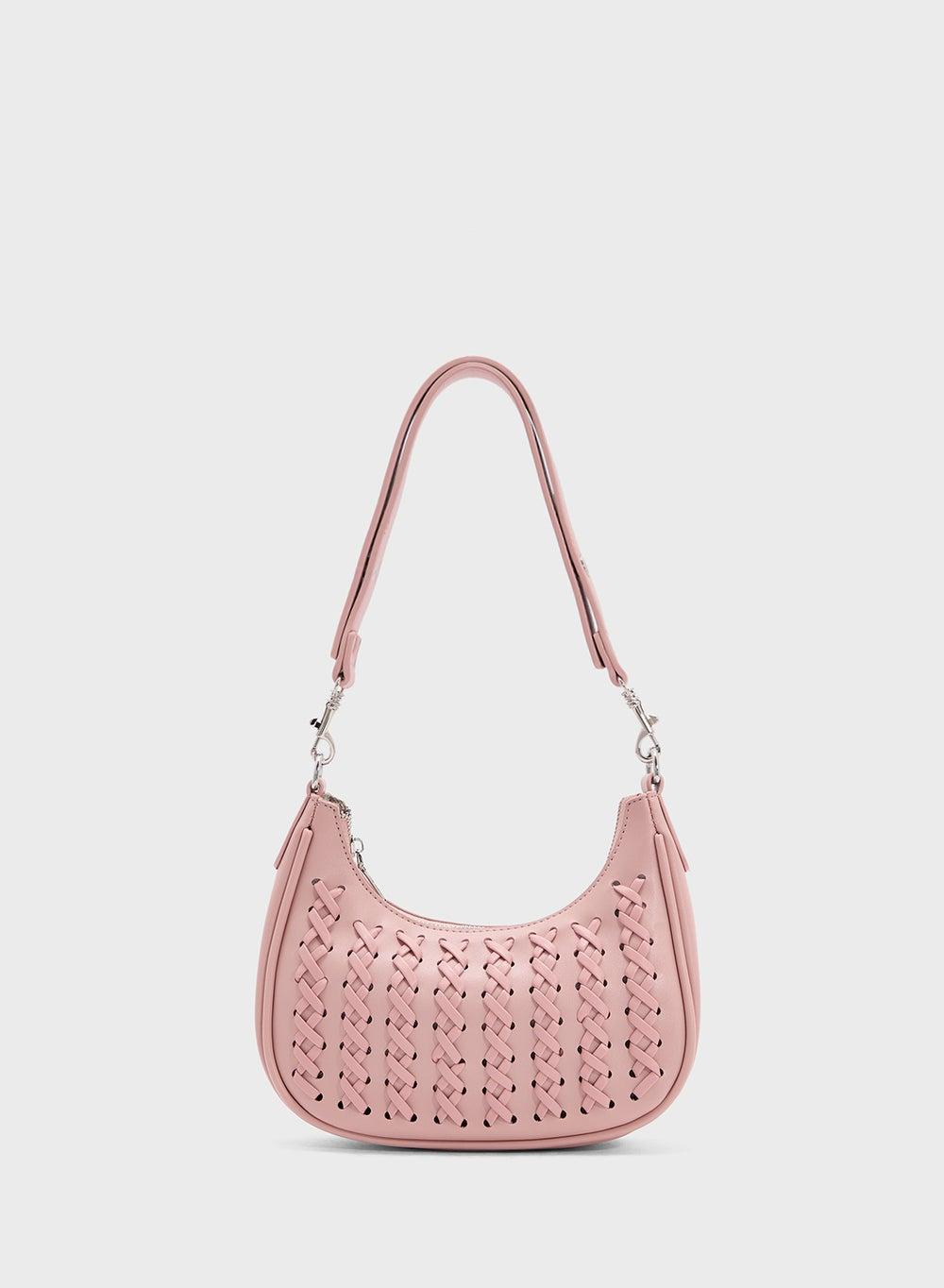 ELLA Weave Detail Chic Shoulder Bag for Women - Image 1