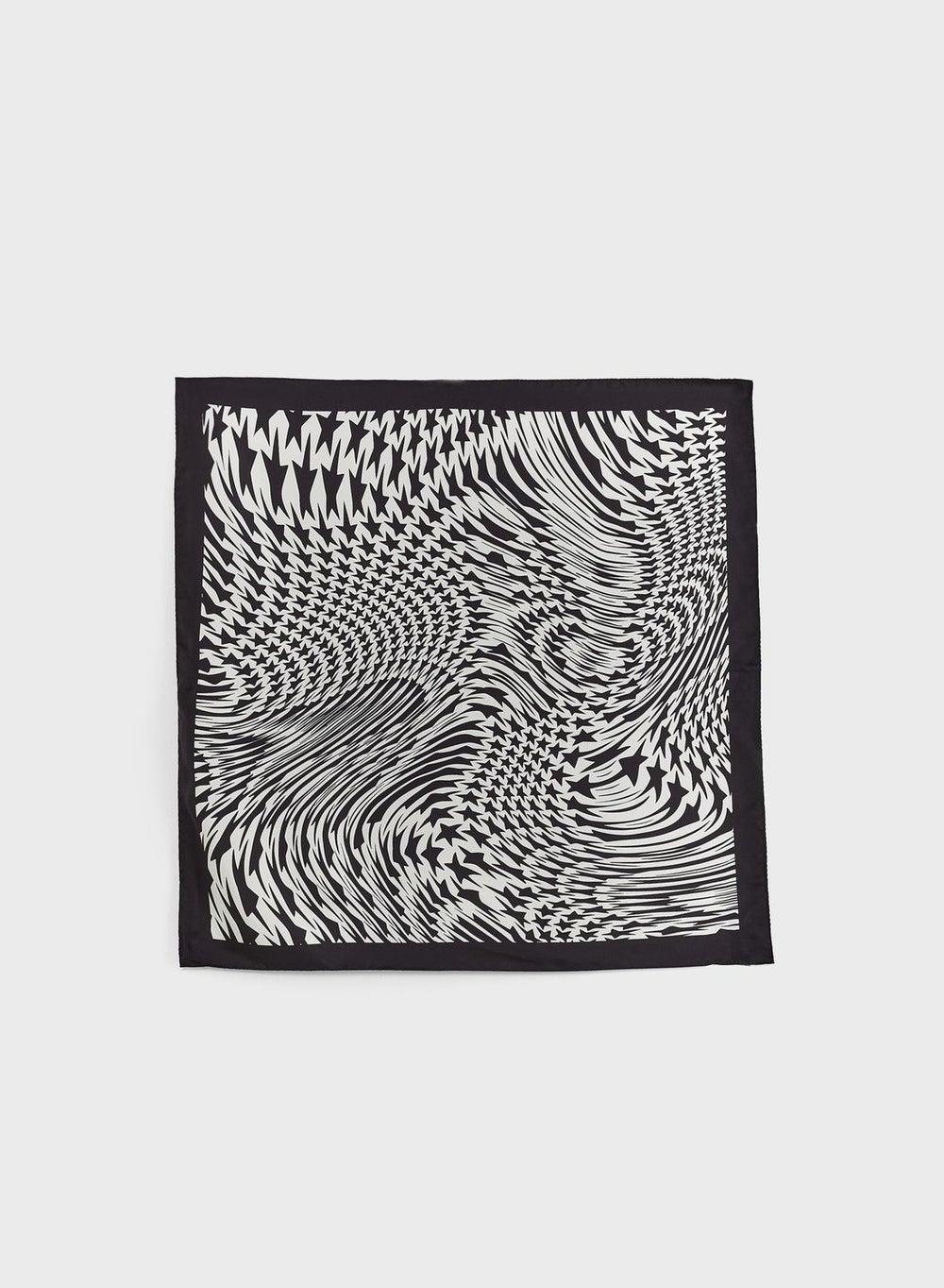 H&M Swirling-Star Elegance: Silk Scarf for Women - Image 1