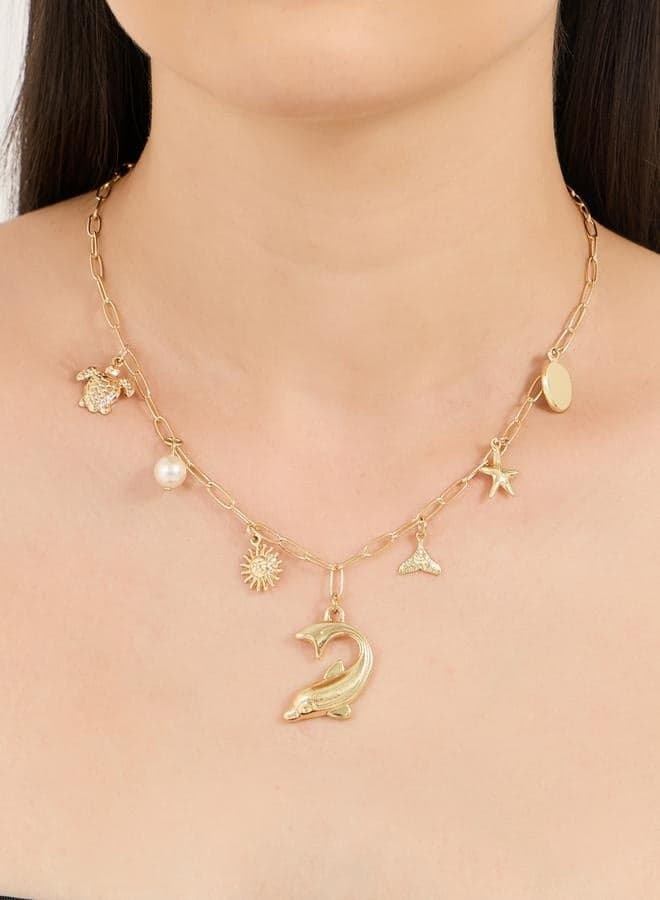 Styli Multi Drop Necklace - Elegance for Every Occasion - Image 1