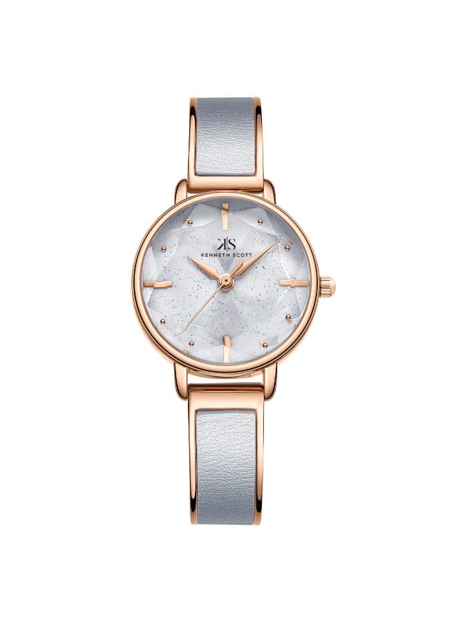 KENNETH SCOTT K23503-RBXX Elegant Rose Gold Analog Watch for Women - Image 1