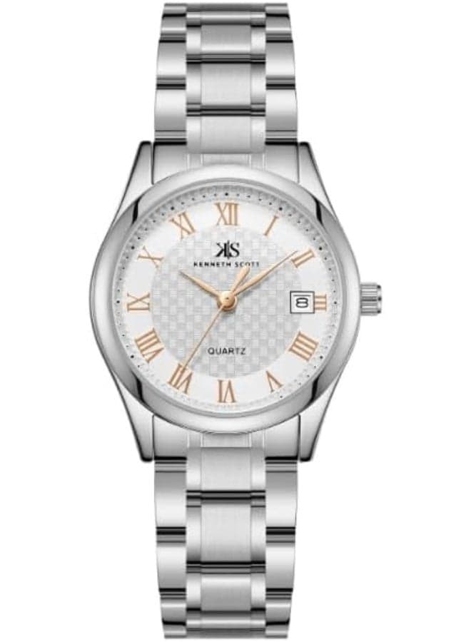 KENNETH SCOTT K25504-SBSWK Elegance Analog Watch for Women - Image 1