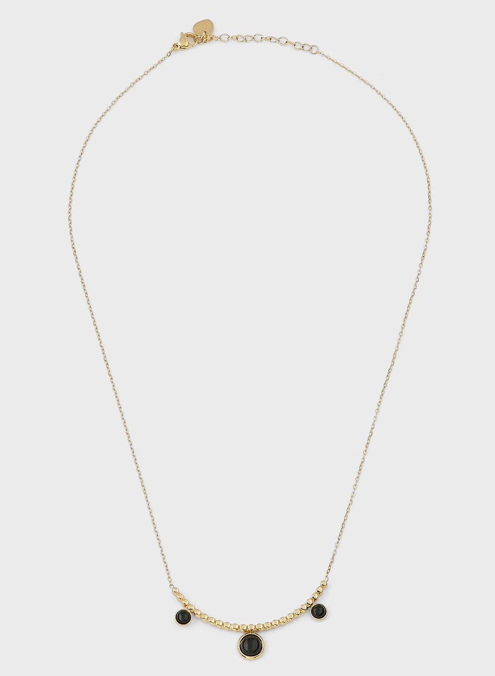 Lady Mauve CLARA Natural Stone Pendant Elegance Necklace - Image 1