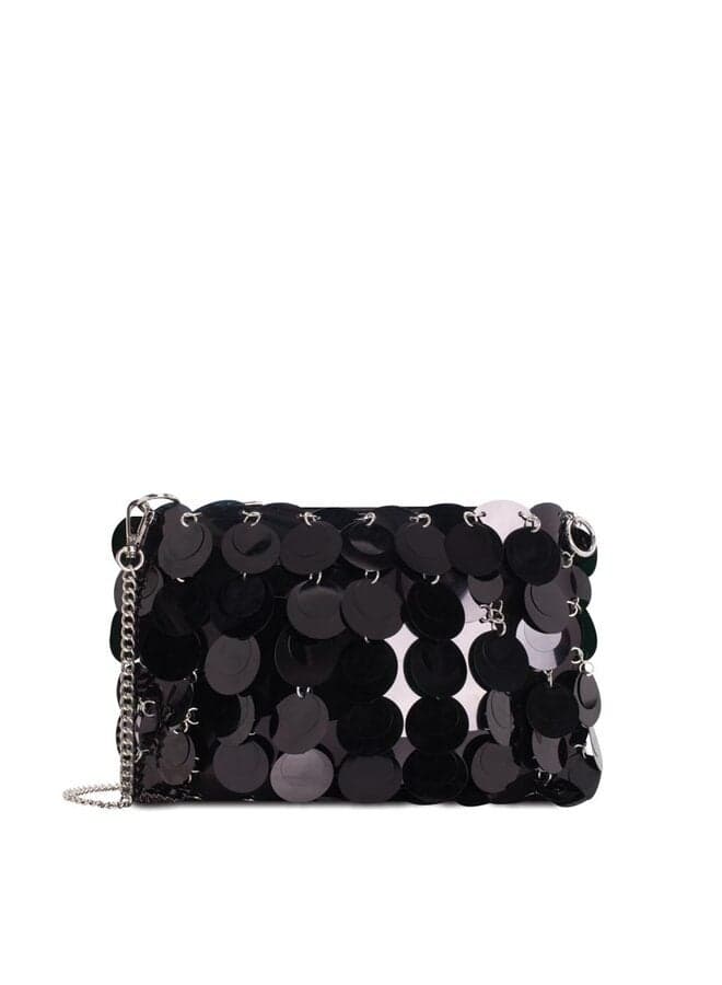 Vincci BLACK Elegance: Women's Chain Detailed Shoulder Bag - Image 1