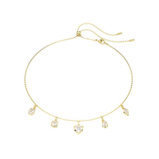 SWAROVSKI Imber Elegance: Gold-Tone Zirconia Necklace - Image 1