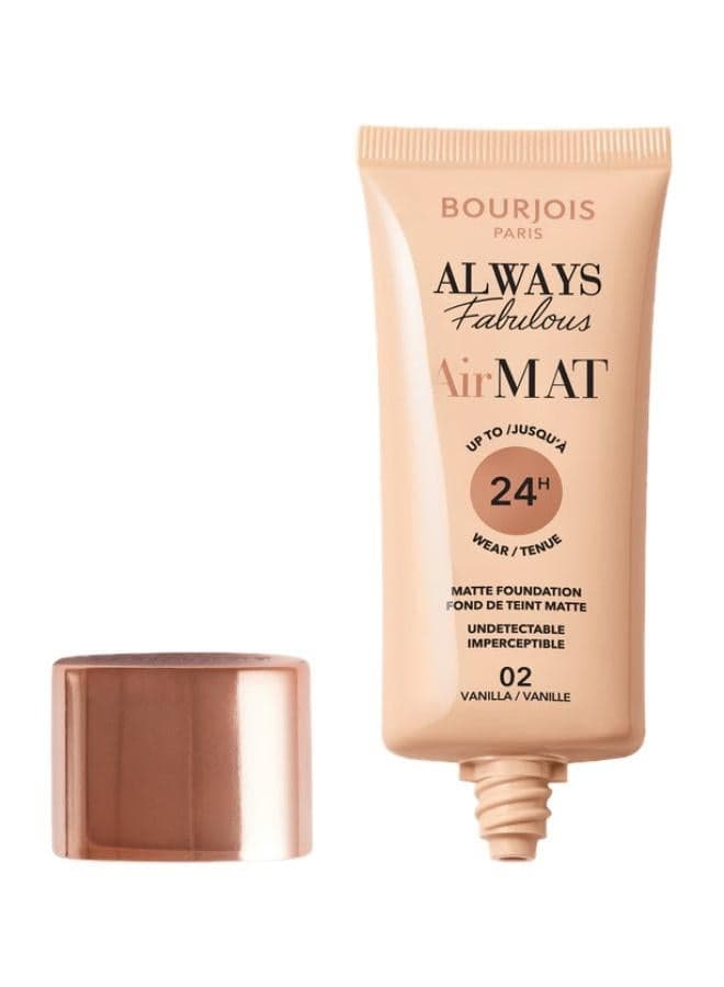 Always Fabulous Air Mat Foundation 002 Vanilla, 30Ml - Image 1